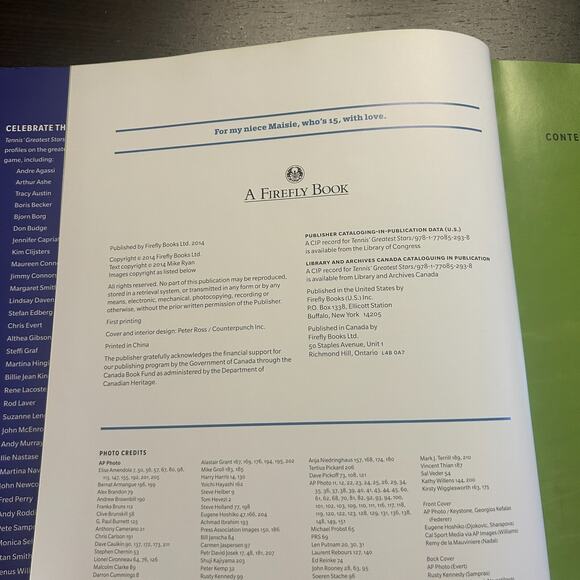 Tennis' Greatest Stars by Mike Ryan (2014, Hardcover) - Picture 5 of 7